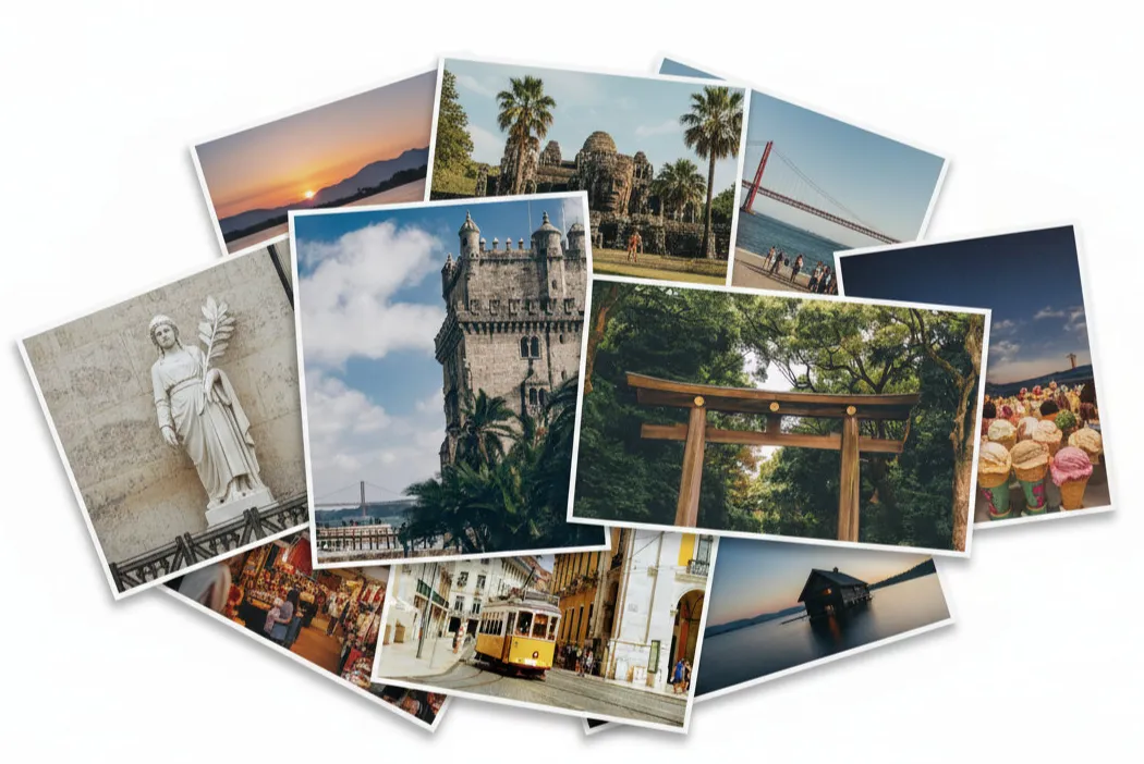 Tourist highlights and local hidden gems at a travel destination